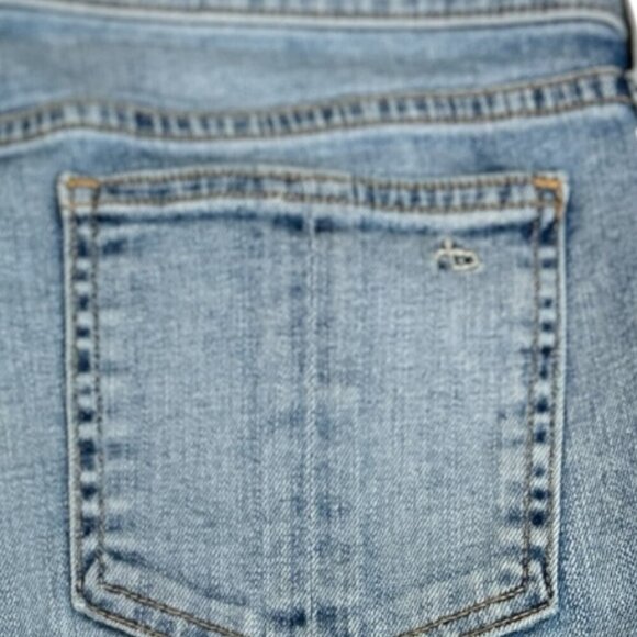 Rag & Bone Double Wash Light Distressed Skinny Jeans 30 Style W1526K520DO - Picture 4 of 12